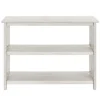 Console Tables-Kirkland's Home Antique Washed Wood Console Table White