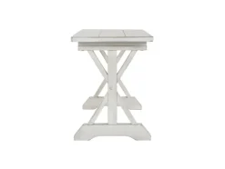 Benches & Ottomans-Kirkland's Home Antique Washed Wood Dining Bench White