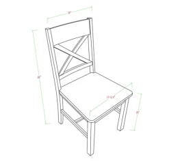 Dining Chairs-Kirkland's Home Antique Wood Dining Chairs, Set Of 2 Black