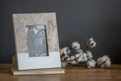 Picture Frames-Kirkland's Home Antique Wood Floral Dipped Picture Frame, 5X7