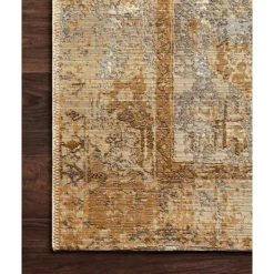 Outdoor Rugs-Kirkland's Home Antiqued Ivory Copper Outdoor Area Rug, 5X7 Tan/Yellow