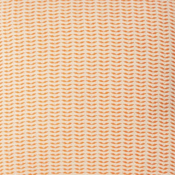 Pillows-Kirkland's Home Apricot Trapeze Organic Cotton Throw Pillow Orange/Ivory