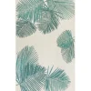 Outdoor Rugs-Kirkland's Home Aqua Forest Leaf Indoor/Outdoor Area Rug, 6X9 Green/White