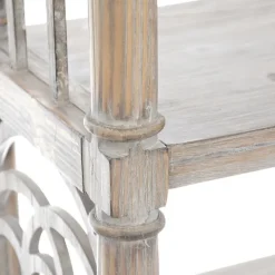 Accent & End Tables-Kirkland's Home Arch Sides Cathedral Side Table Tan