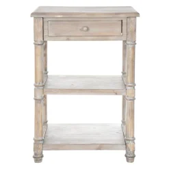 Accent & End Tables-Kirkland's Home Arch Sides Cathedral Side Table Tan