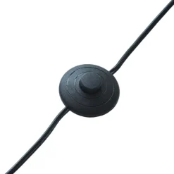 Floor Lamps-Kirkland's Home Arched Cone Shade Floor Lamp Black