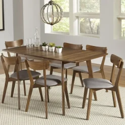 Dining Tables-Kirkland's Home Archer Butterfly Leaf Dining Table Brown