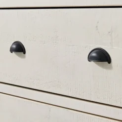 Dressers & Chests-Kirkland's Home Arden Wood 6-Drawer Dresser White