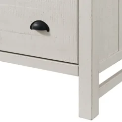 Dressers & Chests-Kirkland's Home Arden Wood 6-Drawer Dresser White