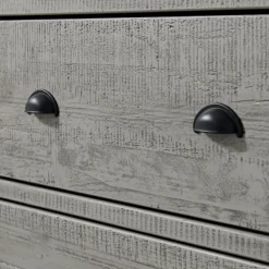 Dressers & Chests-Kirkland's Home Arden Wood 6-Drawer Dresser Gray