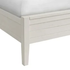 Beds & Headboards-Kirkland's Home Arden Wood Panel King Bed White