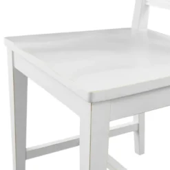 Dining Chairs-Kirkland's Home Armless Slat Back 2-Pc. Dining Chair Set White