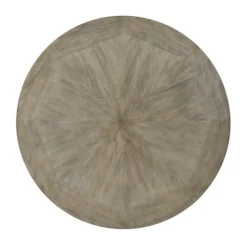 Coffee Tables-Kirkland's Home Ash Round Nailhead Coffee Table Gray