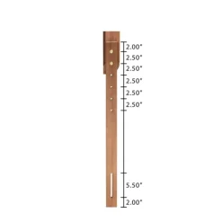 Beds & Headboards-Kirkland's Home Ash Walnut Wood Panel Twin Headboard Brown