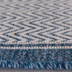Outdoor Rugs-Kirkland's Home Auckland Chevron Outdoor Area Rug, 6X9 Blue