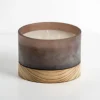 Candles-Kirkland's Home Autumn Oak And Musk Triple Wick Jar Candle, 14 Oz. Brown