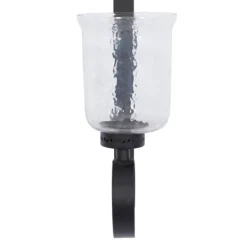 Sconces-Kirkland's Home Axel Black Iron Scroll Sconce