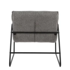 Accent Chairs-Kirkland's Home Axel Noise Industrial Accent Chair Gray