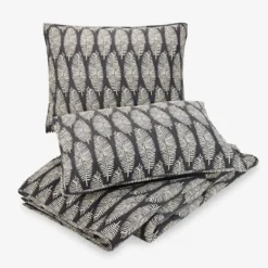 Quilts-Kirkland's Home Ayesha Curry Black And White Leaf Queen Quilt Set Black/White