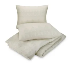 Duvets-Kirkland's Home Ayesha Curry Woven Diamonds Queen 3-Pc. Duvet Set Tan/Ivory