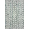 Outdoor Rugs-Kirkland's Home Azure Terrace Sun Shower Outdoor Area Rug, 7X9 Blue/Ivory