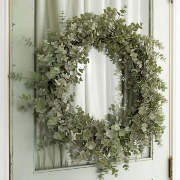 Wreaths-Kirkland's Home Baby Spiral Eucalyptus Wreath Green