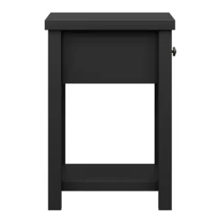 Accent & End Tables-Kirkland's Home Bailie Wooden Side Table Black