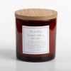 Candles-Kirkland's Home Baked Apple Pecan Triple Wick Jar Candle Red