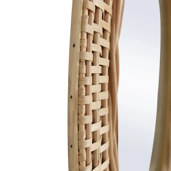 Decorative Mirrors-Kirkland's Home Bamboo Breeze Woven Wall Mirror