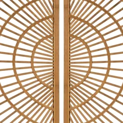 Wall Plaques-Kirkland's Home Bamboo Sunburst 2-Pc. Wall Panels Tan