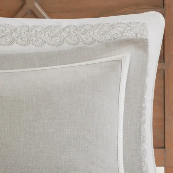 Comforters-Kirkland's Home Barely There 9-Pc. King Comforter Set Gray