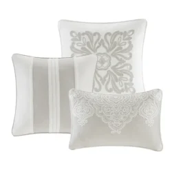 Comforters-Kirkland's Home Barely There 9-Pc. King Comforter Set Gray