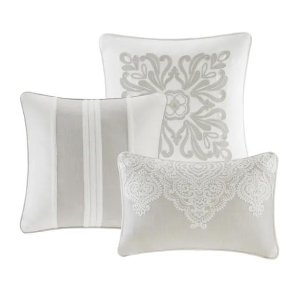 Comforters-Kirkland's Home Barely There 9-Pc. King Comforter Set Gray