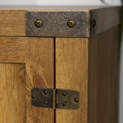 Tv Stands & Media Consoles-Kirkland's Home Barnwood Barn Doors Tv Stand Brown