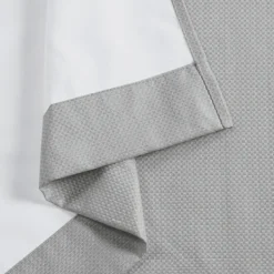 Curtains & Drapes-Kirkland's Home Basketweave Curtain Panel Set, 84 In Gray
