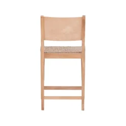 Bar Stools & Counter Height Stools-Kirkland's Home Basketweave Seat Counter Stools, Set Of 2 Tan