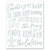 Wall Quotes & Signs-Kirkland's Home Bathroom Names Canvas Art Print White