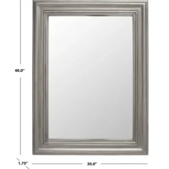 Framed Mirrors-Kirkland's Home Bayleigh Classic Wall Mirror Silver