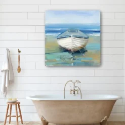 Canvas Art-Kirkland's Home Beach Dreamin Giclee Canvas Art Print Blue/Tan