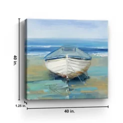 Canvas Art-Kirkland's Home Beach Dreamin Giclee Canvas Art Print Blue/Tan