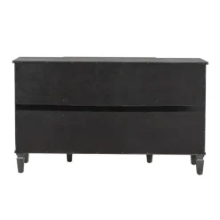 Cabinets & Sideboards-Kirkland's Home Becky Wood 4-Door Sideboard Gray