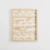 Wall Plaques-Kirkland's Home Beige And White Crinkle Paper Wall Plaque Tan/White