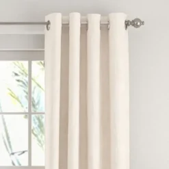 Curtains & Drapes-Kirkland's Home Beige Blackout Curtains, 84 In. Tan