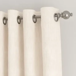 Curtains & Drapes-Kirkland's Home Beige Blackout Curtains, 84 In. Tan