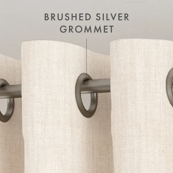 Curtains & Drapes-Kirkland's Home Beige Blackout Curtains, 84 In. Tan