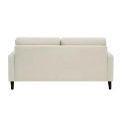Sofas & Loveseats-Kirkland's Home Beige Button Tufted Sofa Ivory