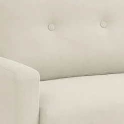 Sofas & Loveseats-Kirkland's Home Beige Button Tufted Sofa Ivory