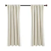 Curtains & Drapes-Kirkland's Home Beige Farmhouse Stripe Curtain Panels, Set Of 2 White/Tan
