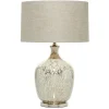 Table Lamps-Kirkland's Home Beige Marbled Mercury Glass Table Lamp Brown