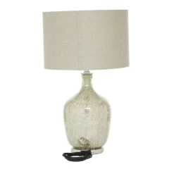 Table Lamps-Kirkland's Home Beige Marbled Mercury Glass Table Lamp Brown
